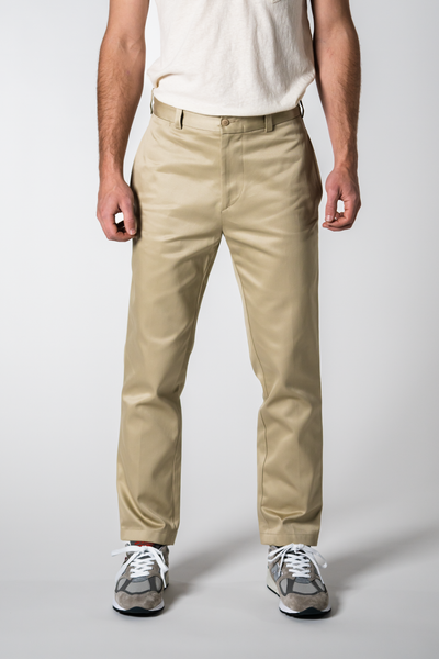 West Point Twill Khaki - 03 Tapered | Jack Donnelly