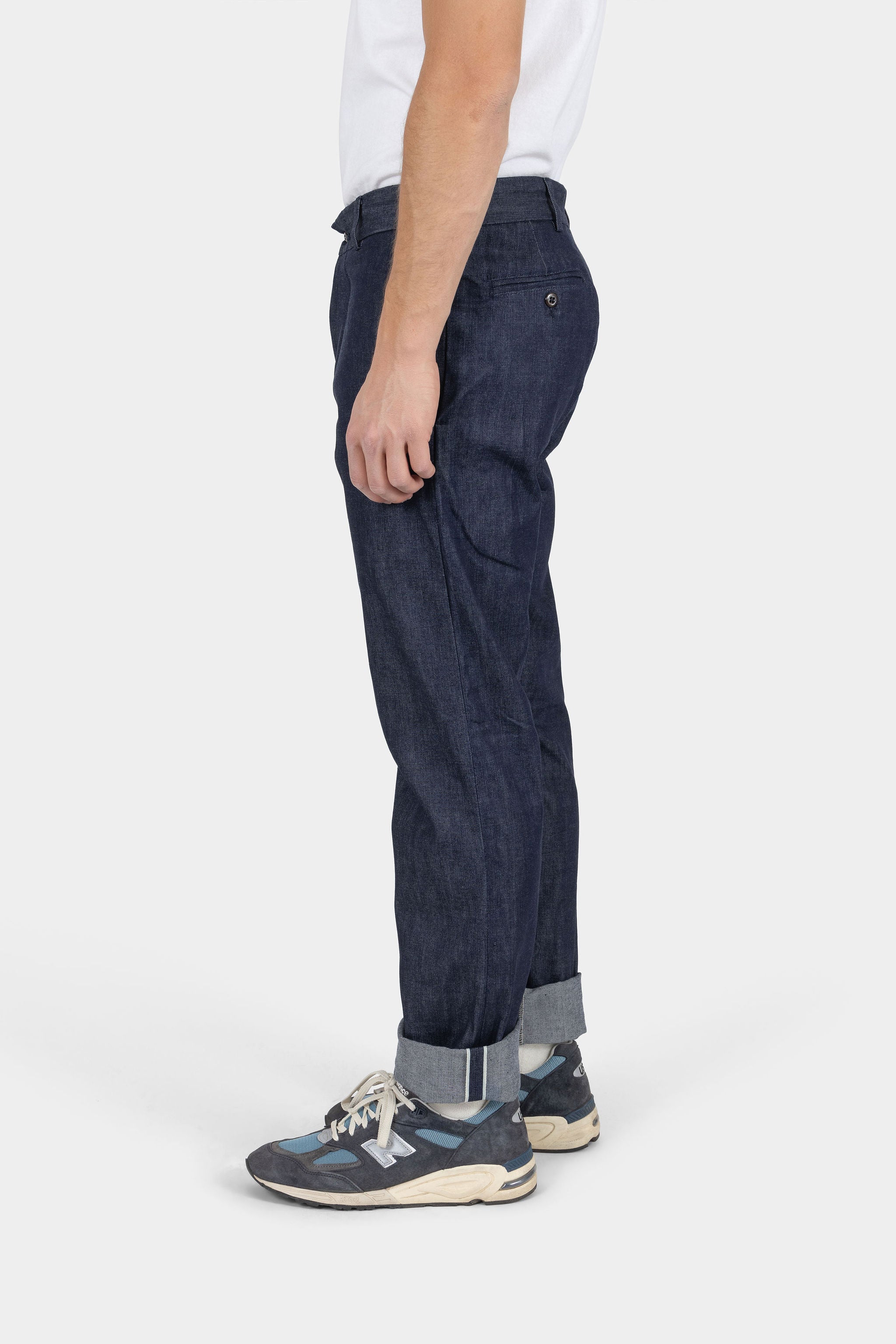 Selvedge Chino White Oak Denim Button Fly