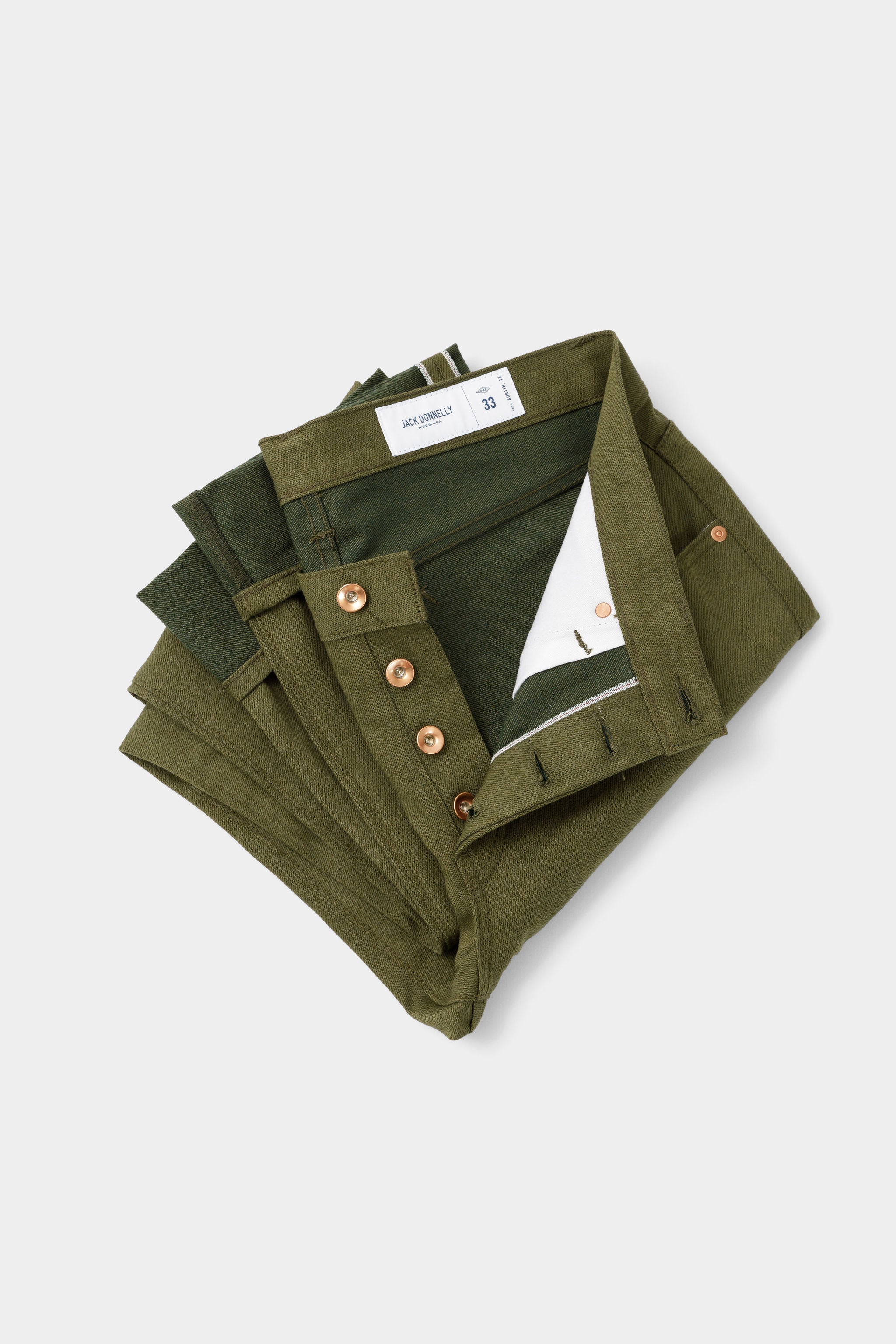 Nihon Menpu Selvedge Denim Green v2