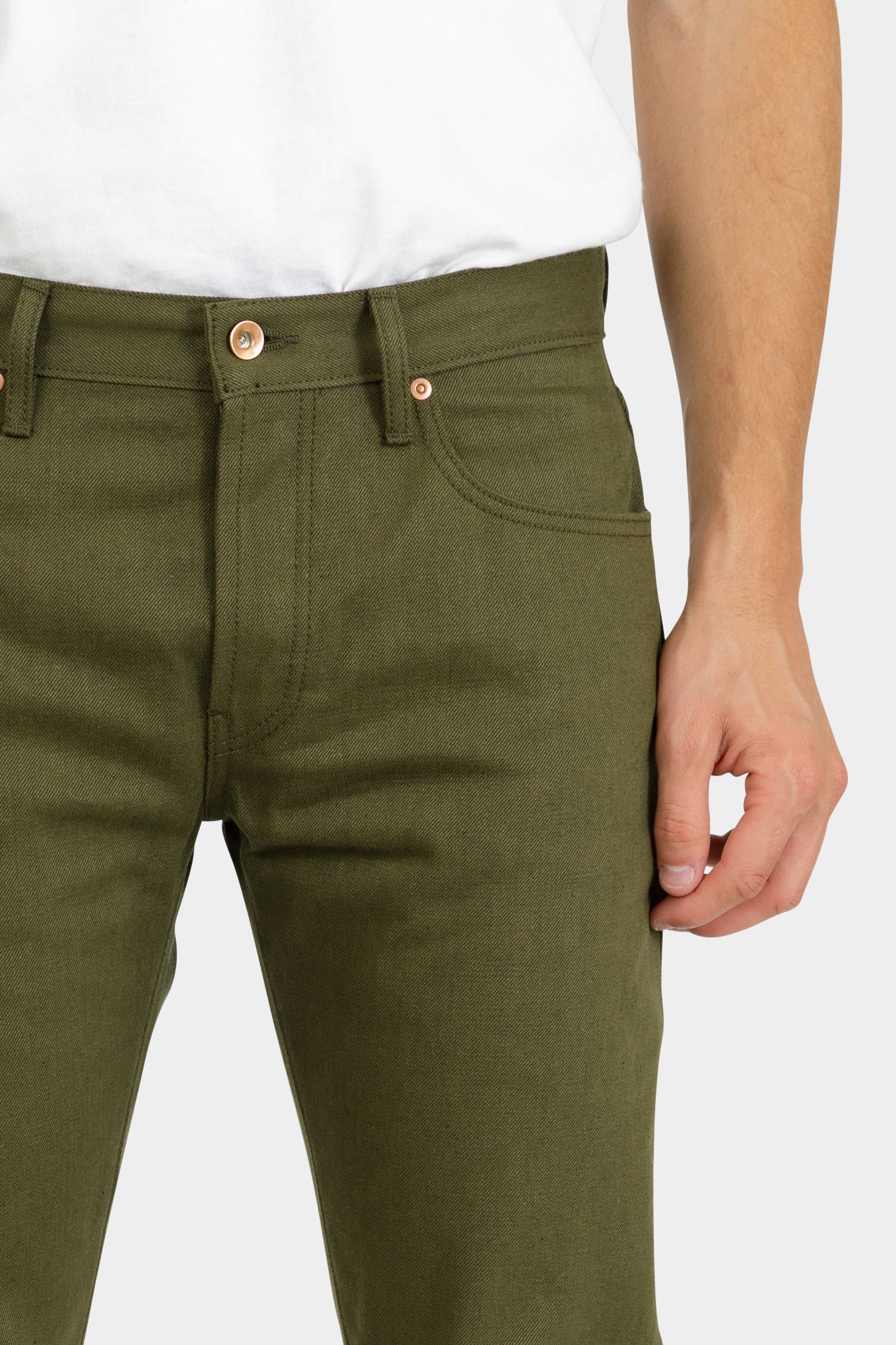 Nihon Menpu Selvedge Denim Green v2