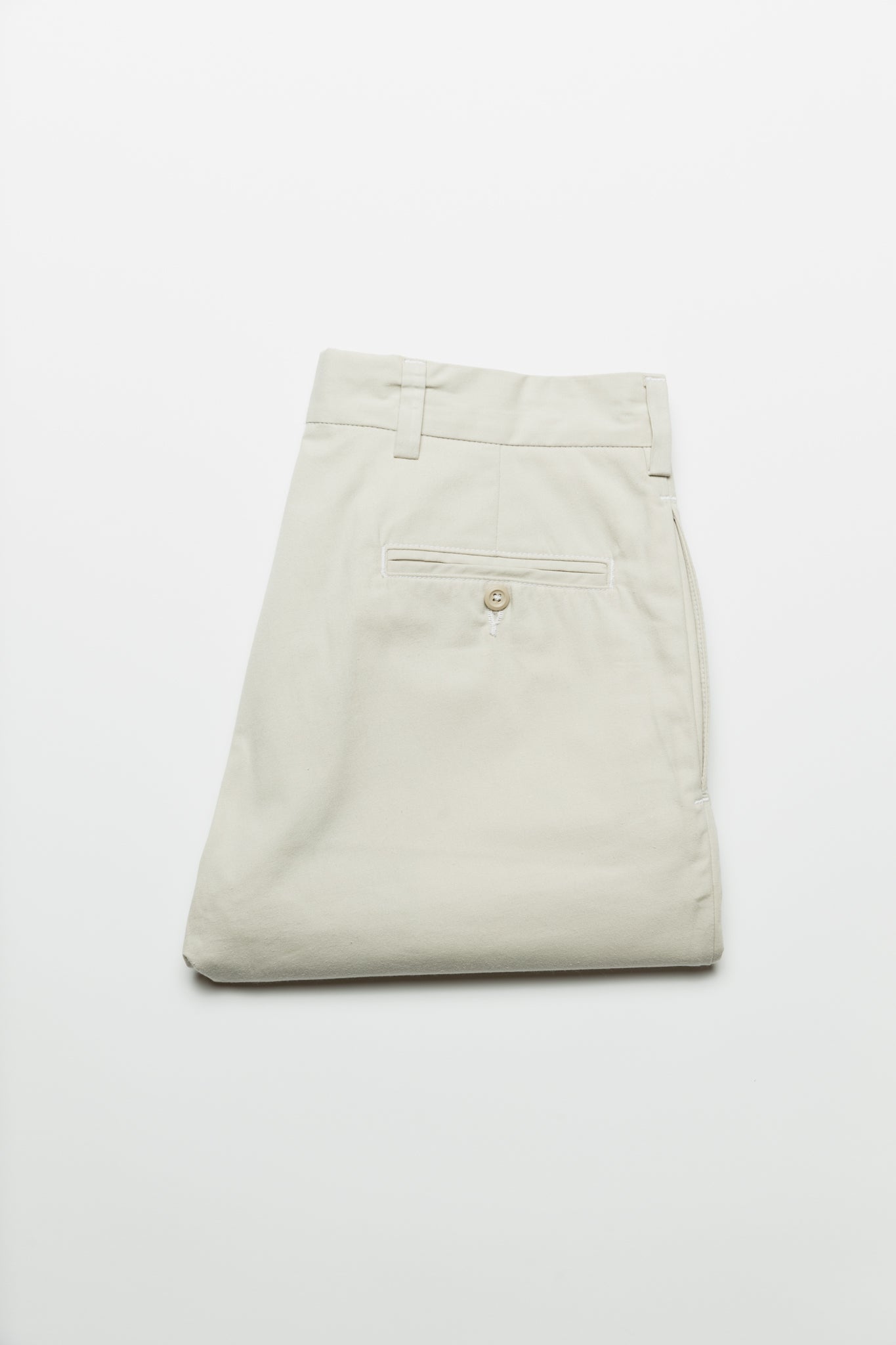 MHL　FINE　COTTON POPLIN TROUSERS　XL MHL./FINE COMPACT COTTON POPLIN TROUSERS (BEIGE)