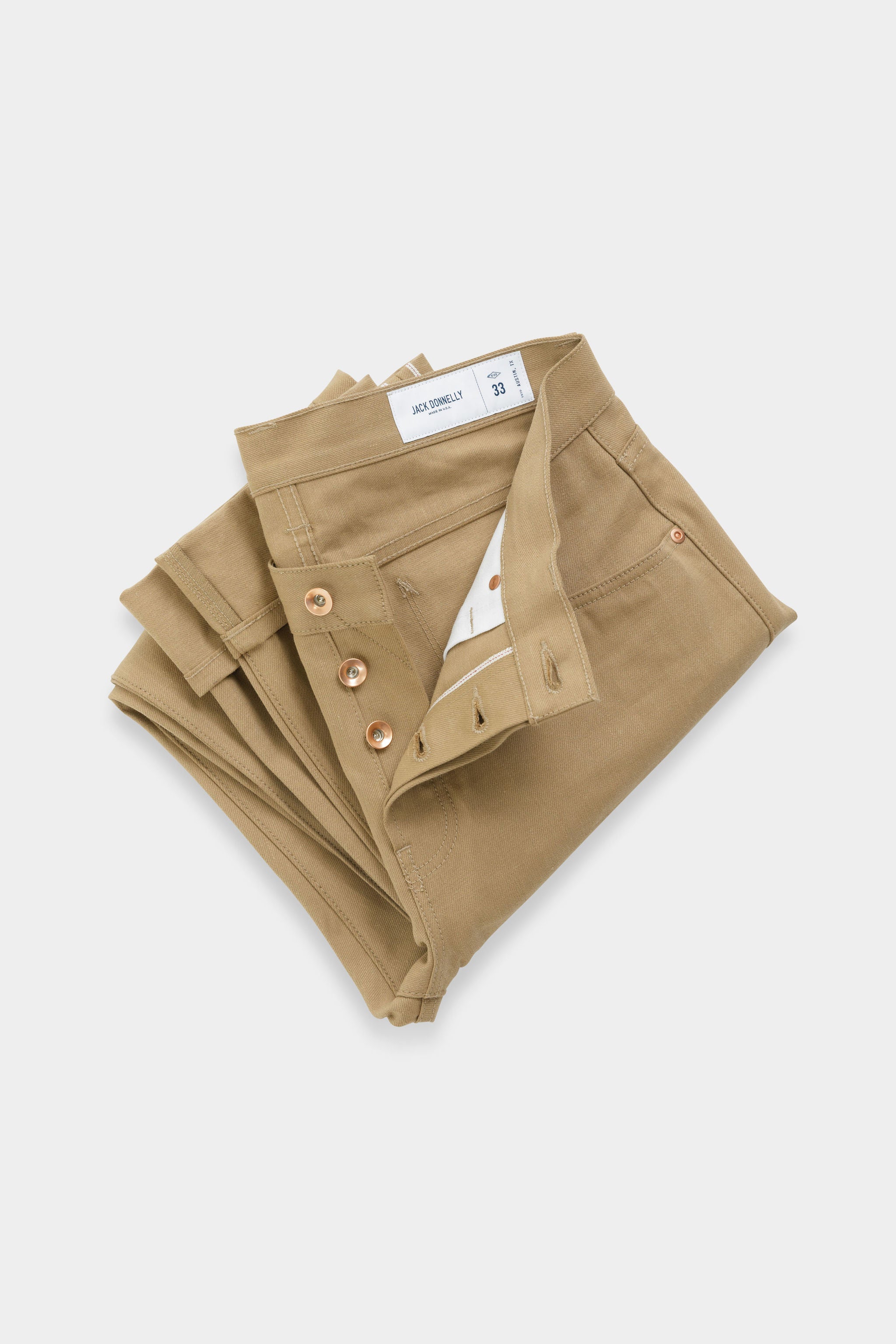 Nihon Menpu Selvedge Denim Khaki v2