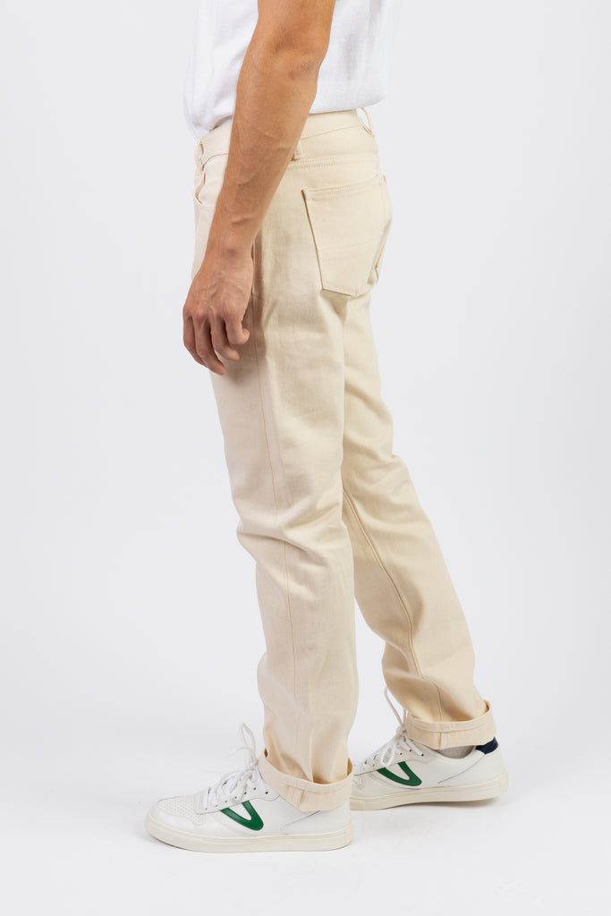BURGUS PLUS 14.5oz Natural Indigo Selvedge Jeans 1955XX Model - Narrow  Straight – Tempo