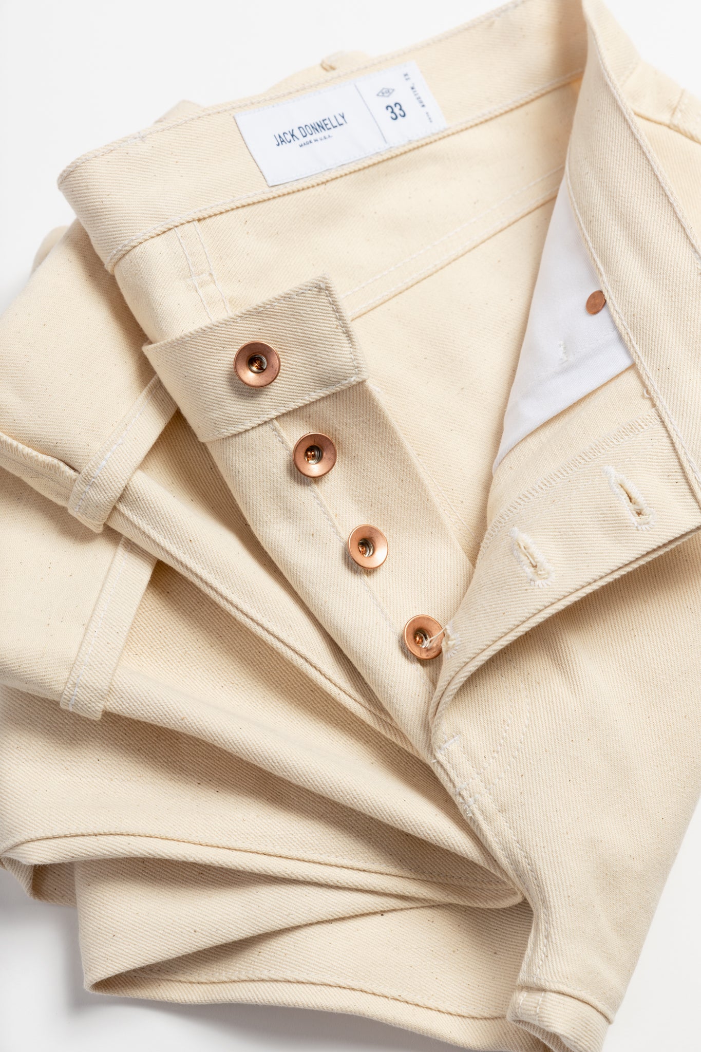 Cone Mills Selvage Bull Denim Natural | Jack Donnelly